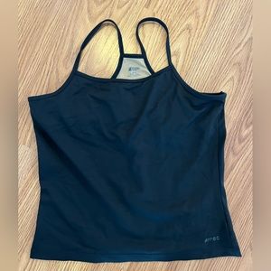 EUC MEC Black Racerback Workout Top/Base Layer, Sz M